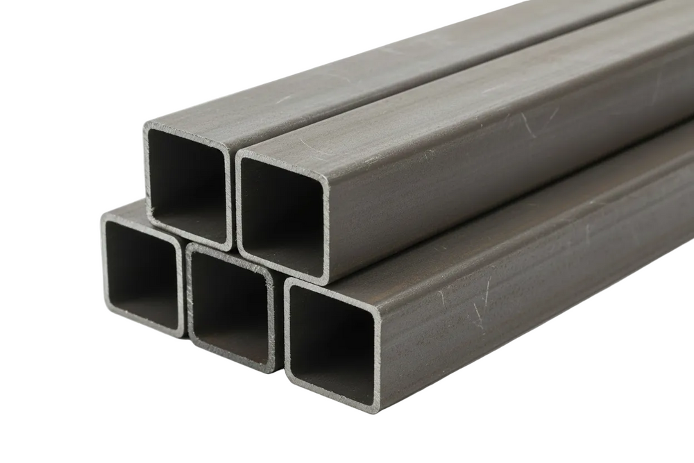 Carbon Steel SHS Pure White Background